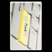 Etui carte bancaire clavier fuck