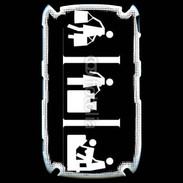 Coque Blackberry 8520 humour panneau