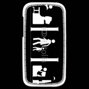 Coque HTC One SV humour panneau 2