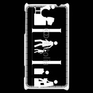 Coque HTC Windows Phone 8S humour panneau 2