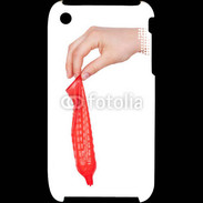 Coque iPhone 3G / 3GS préservatif rouge