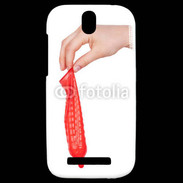 Coque HTC One SV préservatif rouge