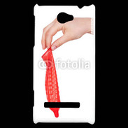 Coque HTC Windows Phone 8S préservatif rouge