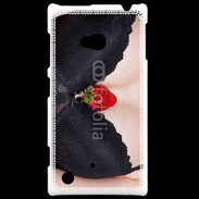 Coque Nokia Lumia 720 soutien gorge avec une fraise