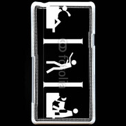 Coque Sony Xperia T humour panneau 3