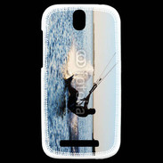 Coque HTC One SV Kitesurfeur en mer 5