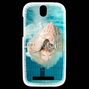Coque HTC One SV Nageur sous l'eau 5