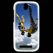 Coque HTC One SV Parachutiste en chute libre à l'envers 5