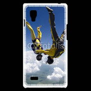 Coque LG Optimus L9 Parachutiste en chute libre à l'envers 5