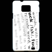 Coque Samsung Galaxy S2 Fuck 7