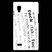 Coque LG Optimus L9 Fuck 7
