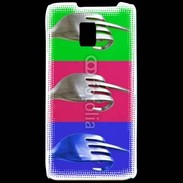 Coque LG P990 Fuck fourchettes