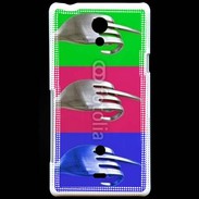 Coque Sony Xperia T Fuck fourchettes