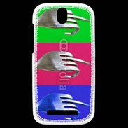 Coque HTC One SV Fuck fourchettes