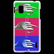 Coque LG Optimus G Fuck fourchettes