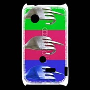 Coque Sony Xperia Typo Fuck fourchettes