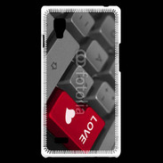 Coque LG Optimus L9 clavier love