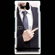Coque Sony Xperia U businessman fuck