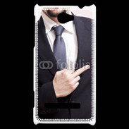 Coque HTC Windows Phone 8S businessman fuck