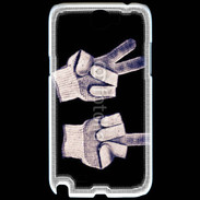 Coque Samsung Galaxy Note 2 double fuck gants