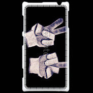 Coque Nokia Lumia 720 double fuck gants