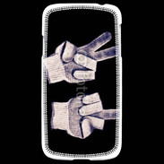 Coque Samsung Galaxy S4 double fuck gants