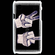 Coque Samsung Galaxy S double fuck gants