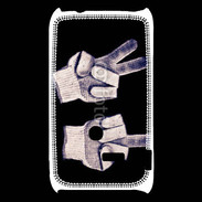 Coque Sony Xperia Typo double fuck gants