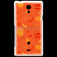 Coque Sony Xperia T Fond Halloween 1