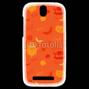 Coque HTC One SV Fond Halloween 1