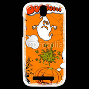 Coque HTC One SV Fond Halloween 3