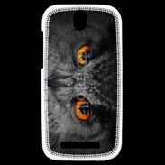 Coque HTC One SV Yeux chouette