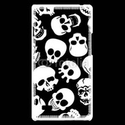 Coque LG Optimus L9 Fond tête de mort 2