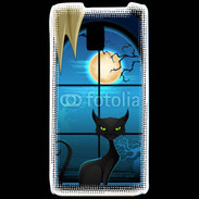 Coque LG P990 Chat noir