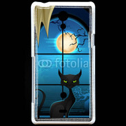 Coque Sony Xperia T Chat noir