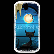 Coque HTC One SV Chat noir