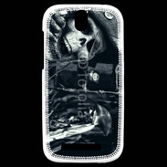 Coque HTC One SV Tête de mort pirate
