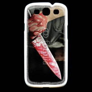 Coque Samsung Galaxy S3 Couteau ensanglanté