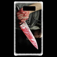 Coque LG Optimus L7 Couteau ensanglanté