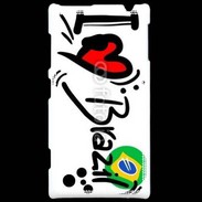 Coque Nokia Lumia 720 I love Brésil 2