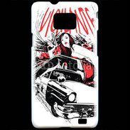 Coque Samsung Galaxy S2 Vigilante au féminin