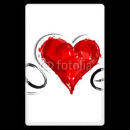 Etui carte bancaire Love en peinture 5