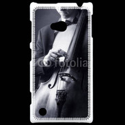 Coque Nokia Lumia 720 Violoncelliste en noir et blanc 5