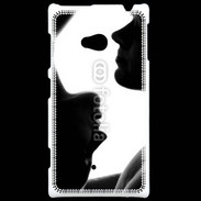 Coque Nokia Lumia 720 Couple en noir et blanc 10