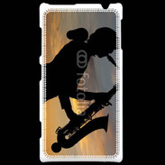 Coque Nokia Lumia 720 Saxophoniste au couché de soleil