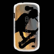 Coque Samsung Galaxy Express Saxophoniste au couché de soleil