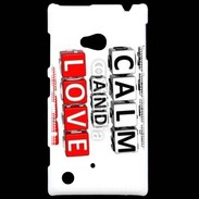 Coque Nokia Lumia 720 Keep calm et love me