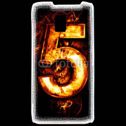 Coque LG P990 Cinq en feu