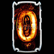 Coque Blackberry 8520 Zéro en feu
