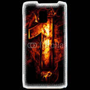 Coque LG P990 Un en feu